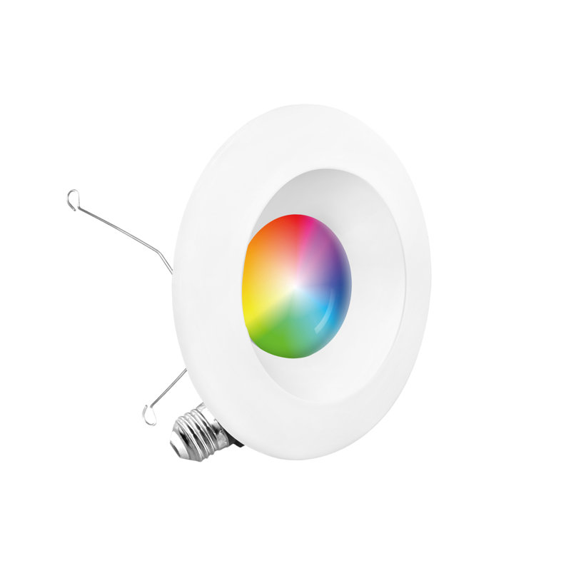 DEL 5 po / 6 po Smart Retrofit, 12 W, blanc à changement de couleur réglable, Wi-Fi activé, à intensité variable