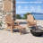 Patio Adirondack Chair All-weather Hips Lounge Chair With Retractable Footrest-994615734