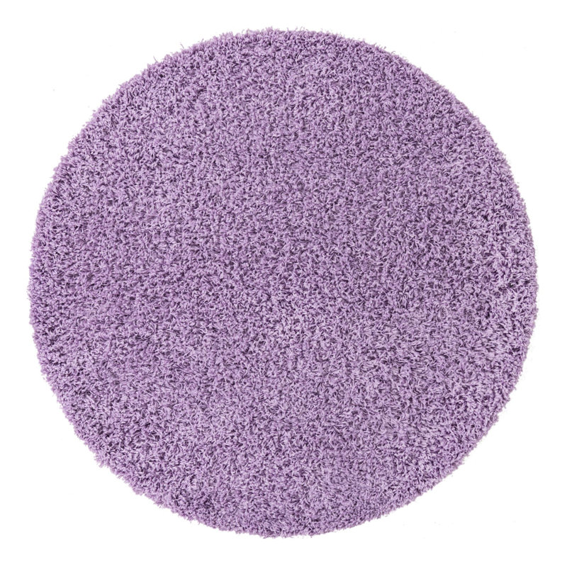 Tapis lilas Angelina, Rond 4 pi 1 po