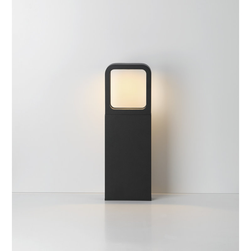 Rion 14" LED Bollard Light, 1x7W , Black