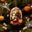 Décoration d'Halloween Coin lecture mignonne d'Halloween Pendentif décoratif Tableau acrylique-1192636896