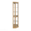 Armoire d'angle, antique, en verre, - Vitrine élégante pour le salon et le bar - Parfait pour les collections et le vin-492372041