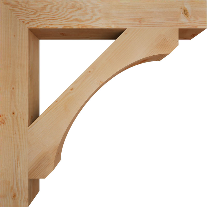 H 5,5 po x P 5,5 po, Sapin de Douglas, H 44 po x l 5,5 po x P 44 po