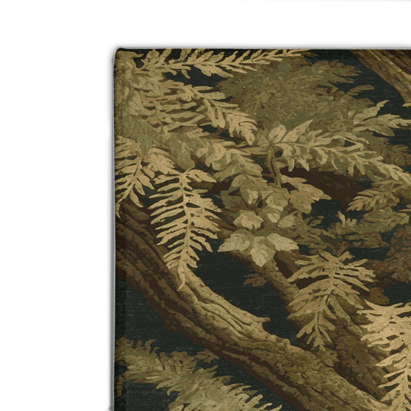 Tapis d'intérieur et d'extérieur brun Nature, Rectangle 4pi x 6 pi