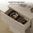 Modern Fluted 3-Drawer Dresser With Pop - Up Design-279676789