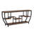 70.9” Industrial Console Sofa Table With 7-Tier Storage Shelves