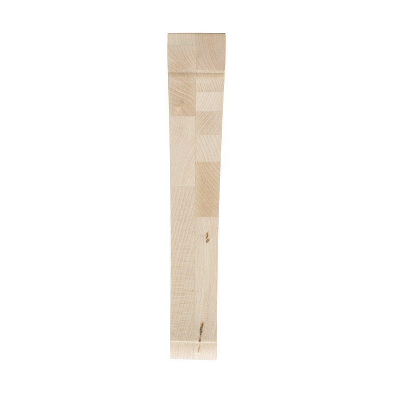 10 in Unfinished Solid Hard Maple Traditional Wood Corbel