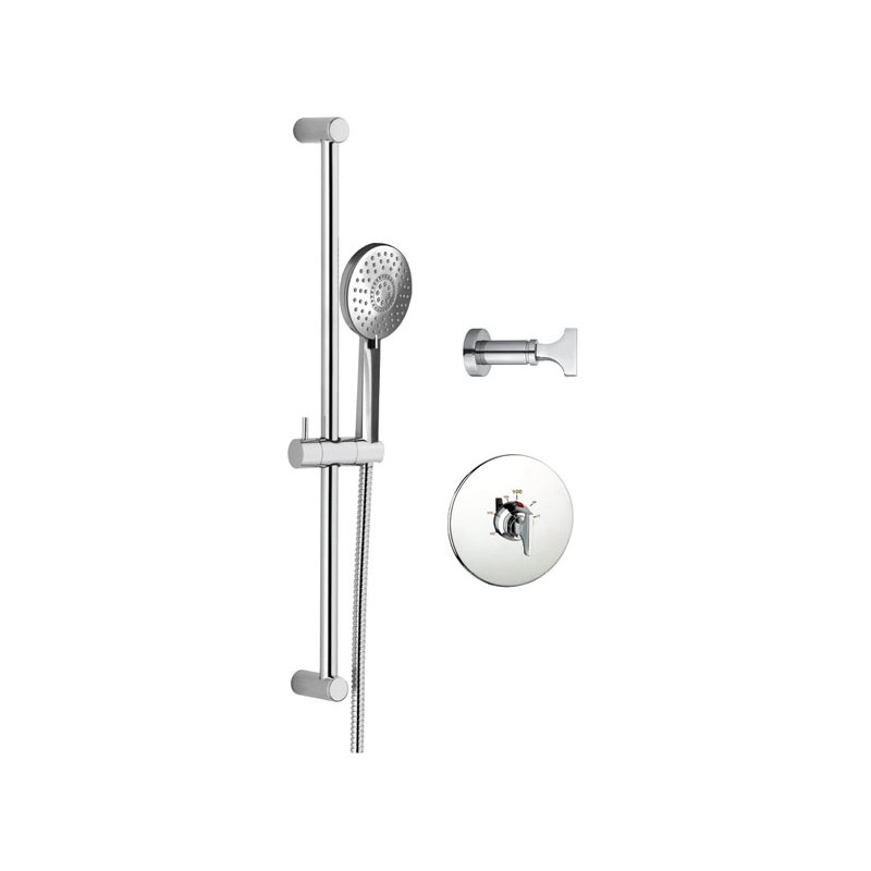 Spring Complete Shower System, Polished Nickel