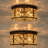 Vintage 4 - Light Crystal Drum Flush Mount