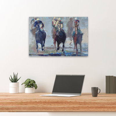 Thunder Run - Sports Animals Horses Art