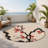 Petal Glimmer Indoor And Outdoor Area Rug-771843933