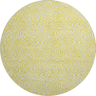 Premium Machine Washable Diskin AMF1030 Swirls Rug