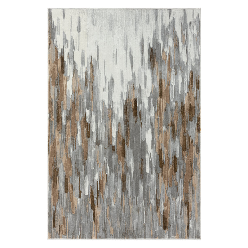 Dilon Abstract Indoor Rug, Rectangle 6' x 9'