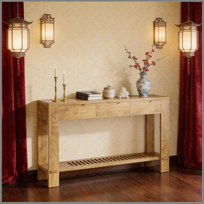 Authentic Console Table,Entryway Table,Display Organizer