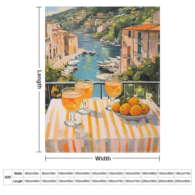 Jeté en flanelle de luxe Coastal, 50 x 60 po