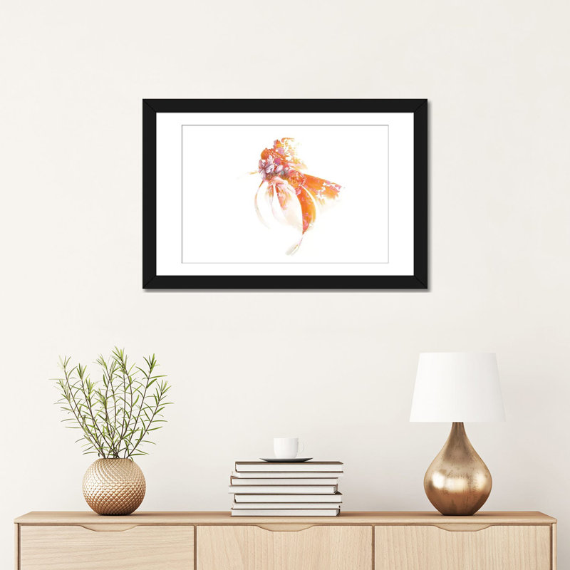Koi i, impression sur toile, H 26 po x l 40 po x P 1,5 po, Toile tendue, Pas de tapis