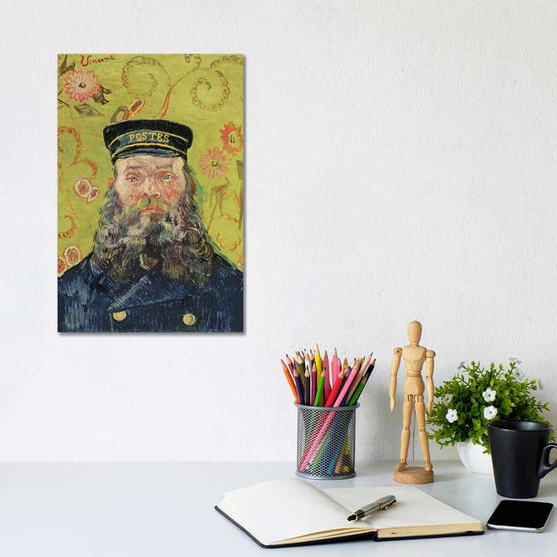 Joseph-Etienne Roulin, 1889 by Vincent Van Gogh - Wrapped Canvas Gallery-Wrapped Canvas Giclée, 20.32 cm H x 30.48 cm W