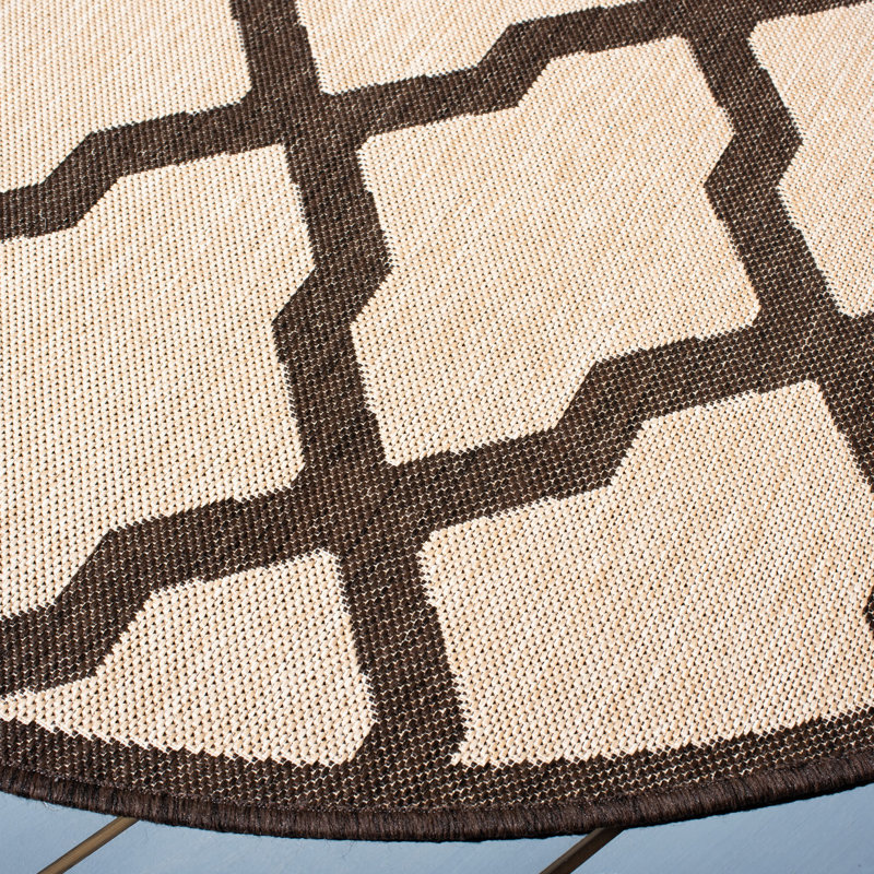 Adler Performance Geometric Indoor/Outdoor Area Rug, Rectangle 3' x 5'