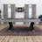 American Legend Rustic Wood 90” Billiard Table with K‑Shaped Legs