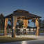 Pavillon de jardin en aluminium