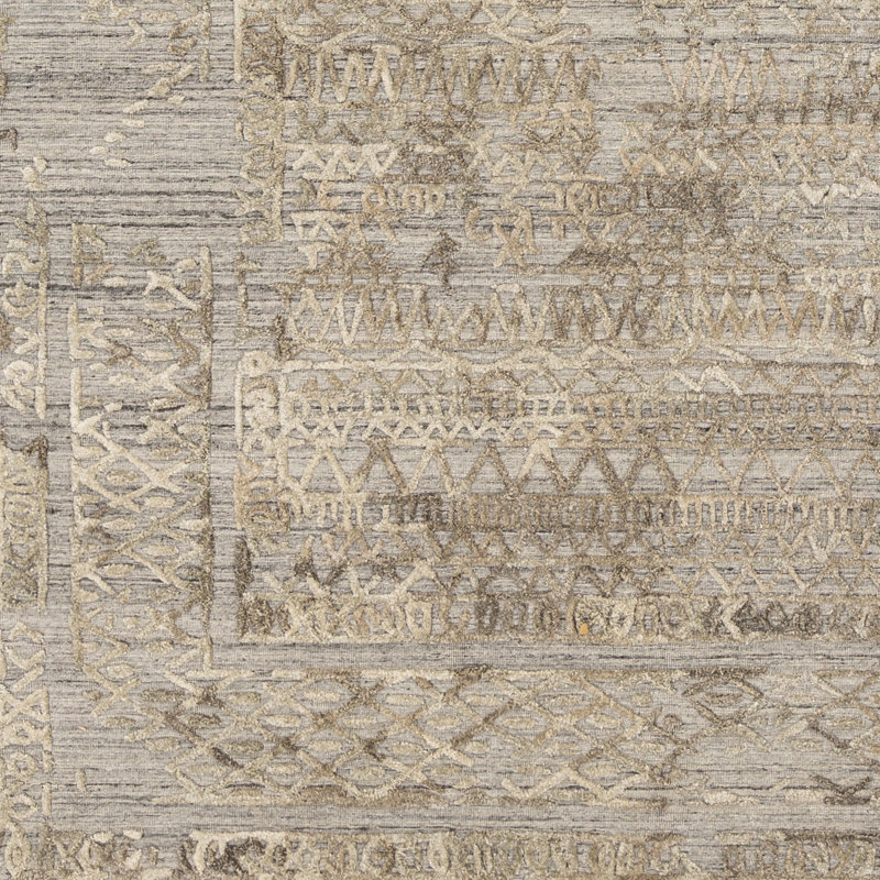Paxson Viscose Southwestern Indoor Rug, Rectangle 6' x 9'