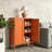 31.5" Tall Metal Side Cabinet with 2 Doors and 2 Adjustable Shelves-884539478-999836150