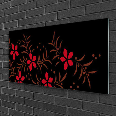 Art Flowers - No Frame Print on Glass