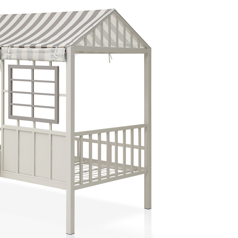 Lit mezzanine simple Forest, Gris/taupe