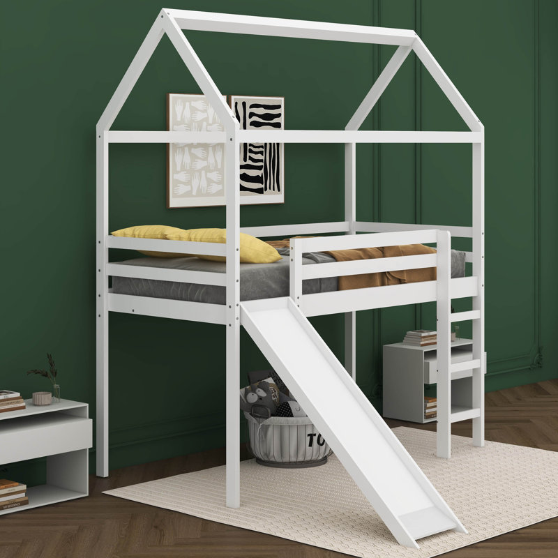 Lit pour enfant Hamadi, Double, Blanc