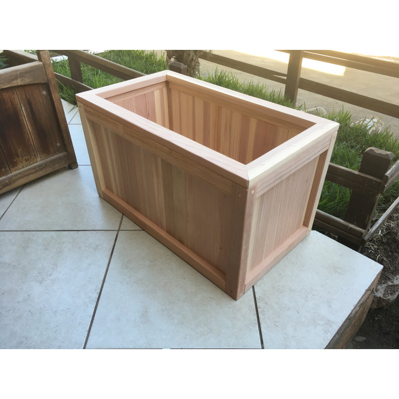 Douthitt Wood Planter Box, 18"H x 32"W x 18"D