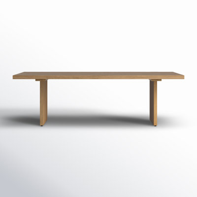 Cognac 96'' Solid Oak Dining Table