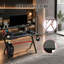 Bureau moderne, bureau d'ordinateur, bureau de jeu avec double bureau (seulement bureau)