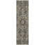 Tapis de couloir oriental d'extérieur lavable taupe 8 pi Asil