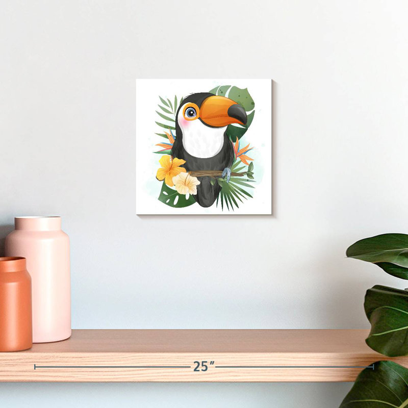 Crowle Baby Toucan, 10" H x 10" W