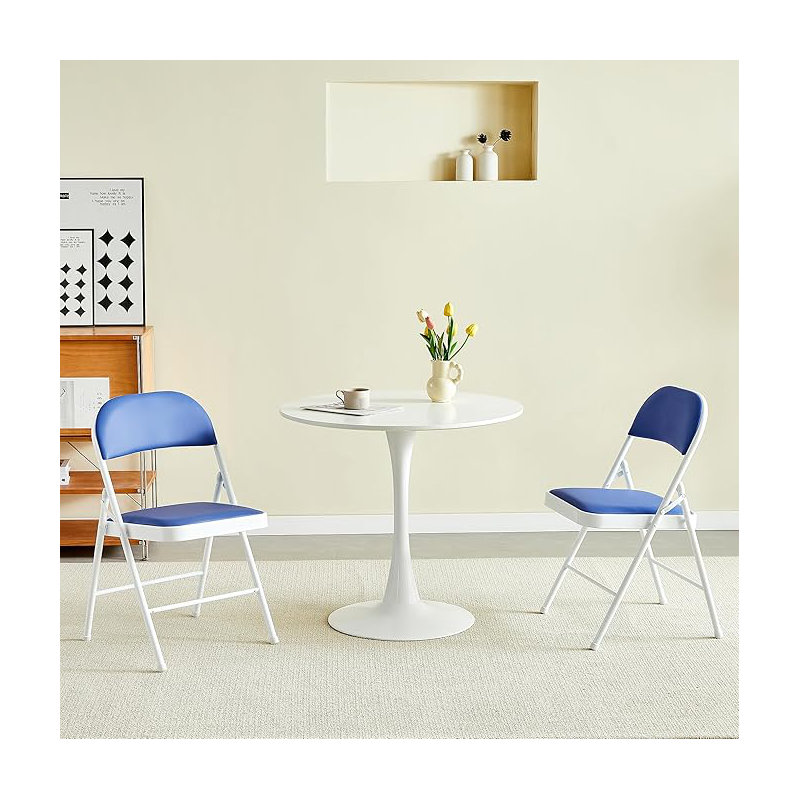 Giblin Folding Chair Set (Set of 2), Blue