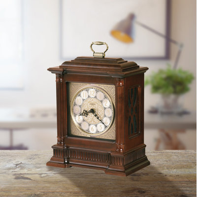Akron Traditional Solid Wood Quartz movement / Crystal Tabletop Clock