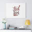 God Is Love 1 John 4:16 - Wrapped Canvas Print