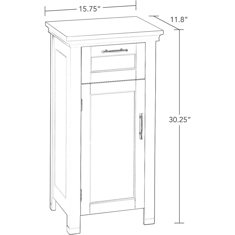Nijay Freestanding Bathroom Cabinet