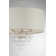 3 - Light Dimmable Drum Chandelier