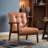 Chesterle 25''Wide Classic Soft Tufted Accent Chair With Solid Wood Arms And Legs-111682871-121633961