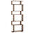 6-tier Storage Bookshelf S-shaped Geometric Bookcase With Anti-toppling Kits-1247895051