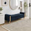 Banc de rangement rembourré avec couvercles doubles et accoudoirs-962562188
