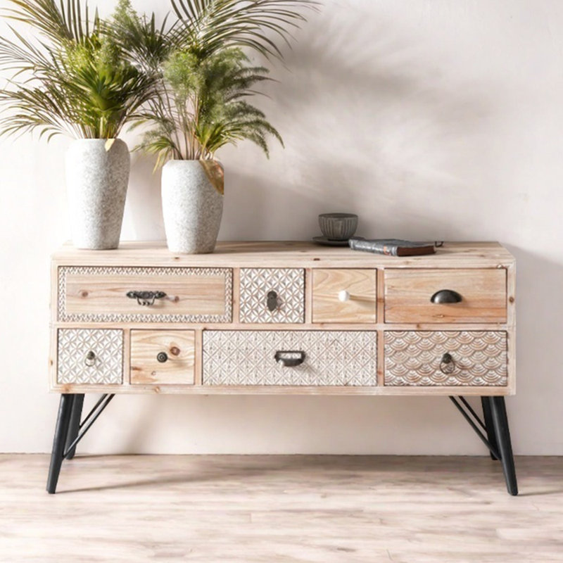 Meuble télé en bois massif