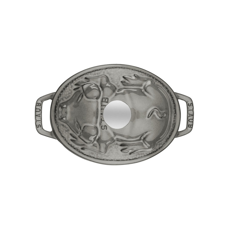 Staub Cast Iron 1.06-qt Pig Cocotte