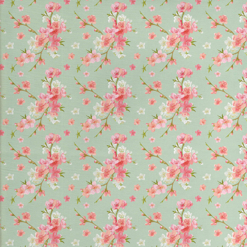 Tissu de flore shabby, H 36 po x l 58 po x P 1 po