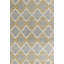 Tapis gris / jaune à motif géométrique-929719925