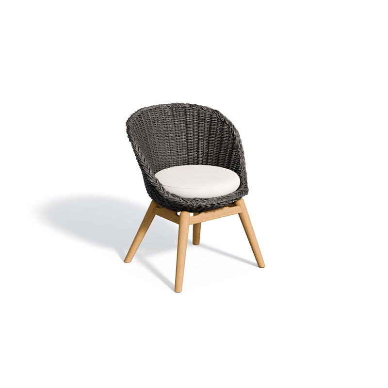 Tulle Outdoor Dining Side Chair, Shadow