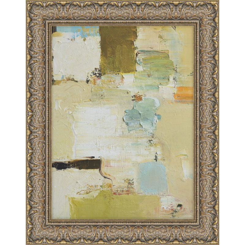 Blue Sky In Pompeii 1 Framed Acrylic Painting Print Canvas, 25.5" H x 20.5" W