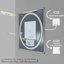 Debroh Wall LED Bathroom Mirror Backlit-1086153921