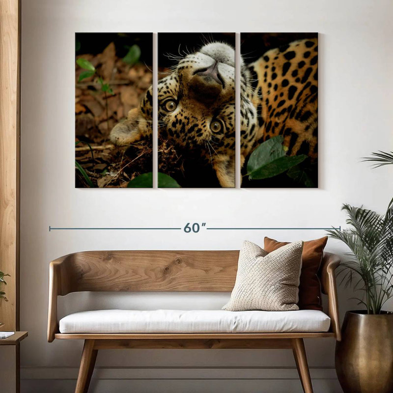 Brampt Lovable Jaguar, 32" H x 50" W